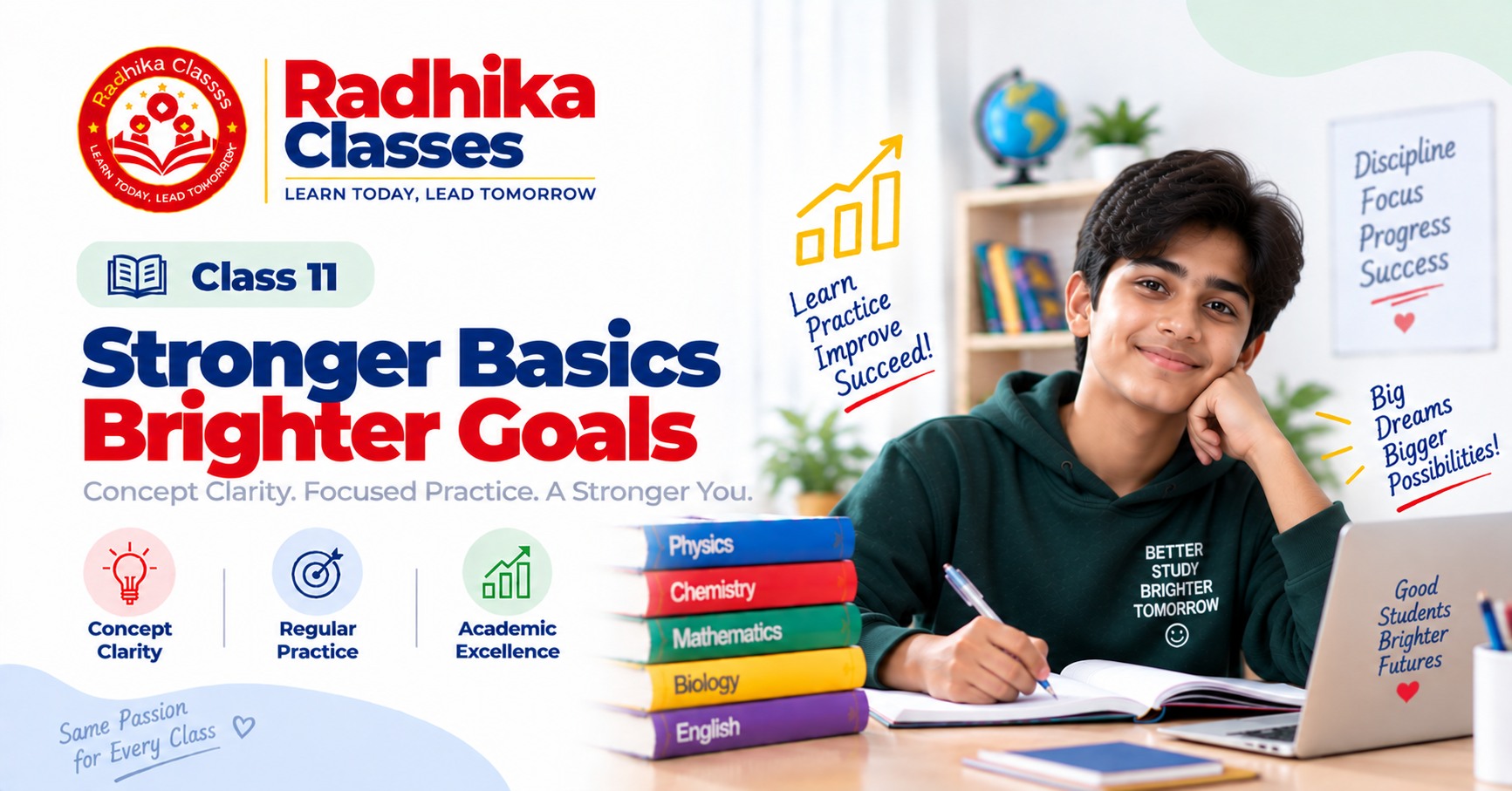 Class 11 Classes at Radhika Classes