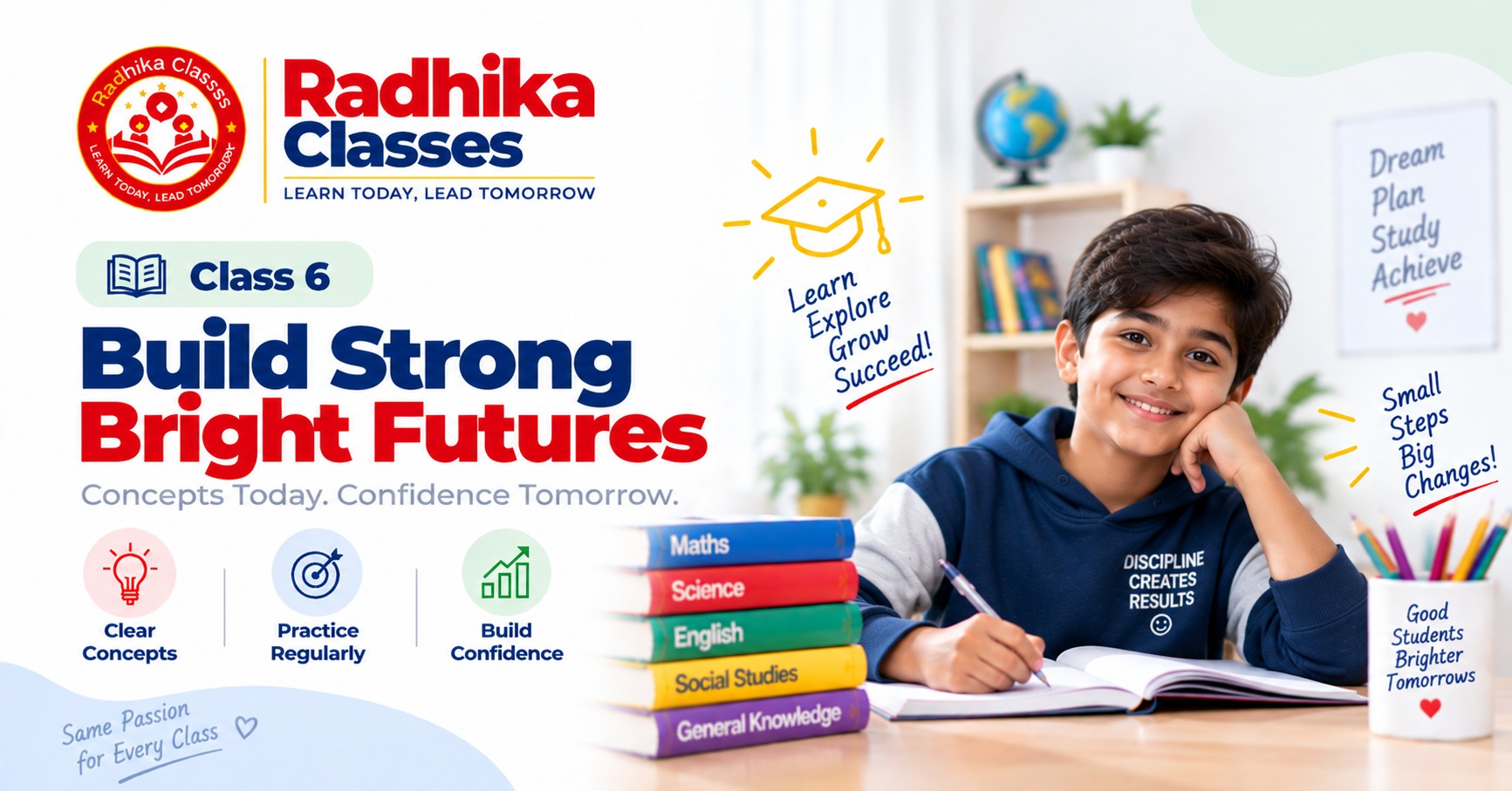 Class 6 Classes at Radhika Classes